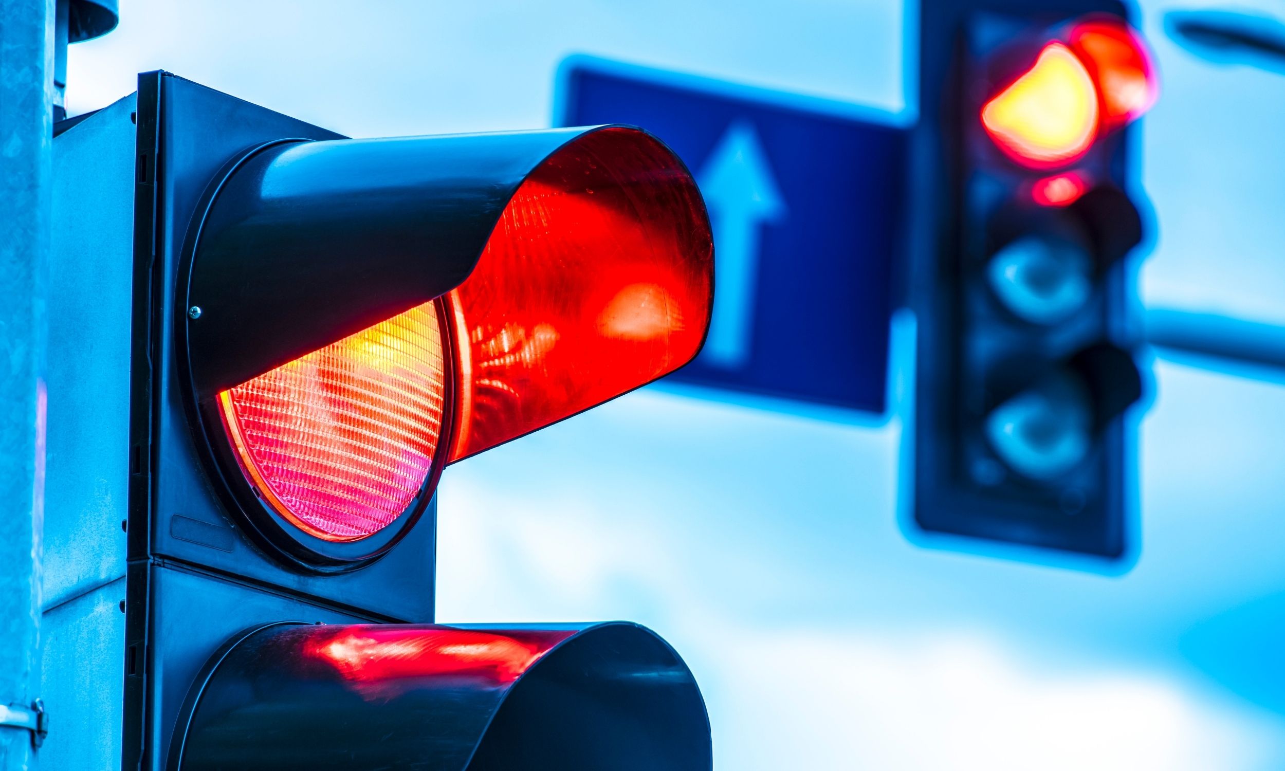 running a red light and causing an accident penalty