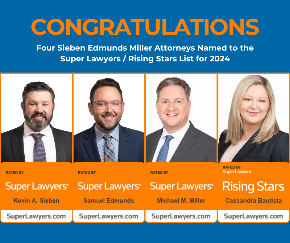 Super Lawyers / Rising stars List 2024 - Sieben Edmunds Miller 